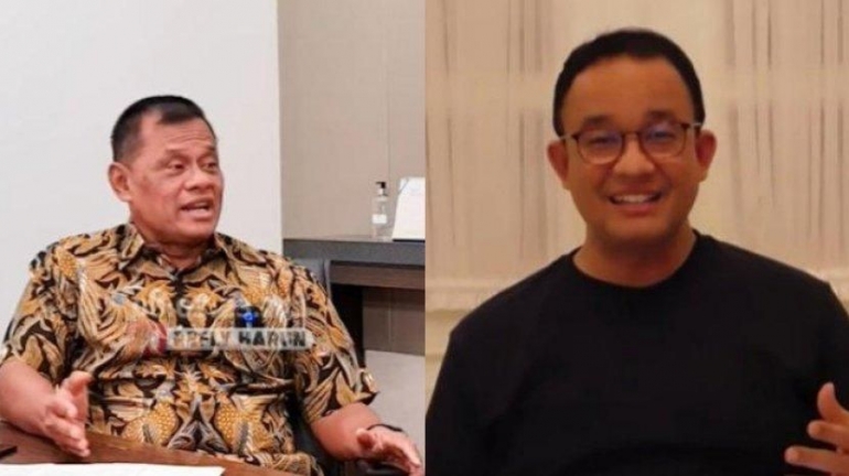 Kolase Gatot Nurmantyo dan Anies Baswedan (tribunnews.com)