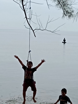 Pantai Teluk Lombok, Pelipur lara hati (Dokpri)