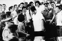 Presiden pertama RI, Soekarno. | Dok. Kompas
