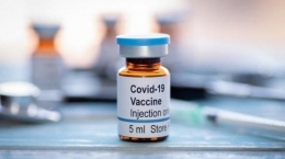 Ilustrasi vaksin Covid-19. Gambar: Europeanpharmaceuticalreview.com via Tribunnews.com