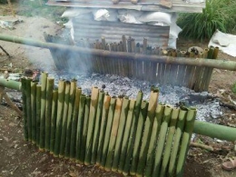 Ruas bambu untuk lemang Karo (Dokpri)