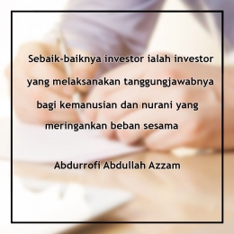Ajak Investasi dengan niat tanggung jawab di Indonesia. Sumber Gambar : Canva/Abdurrofi