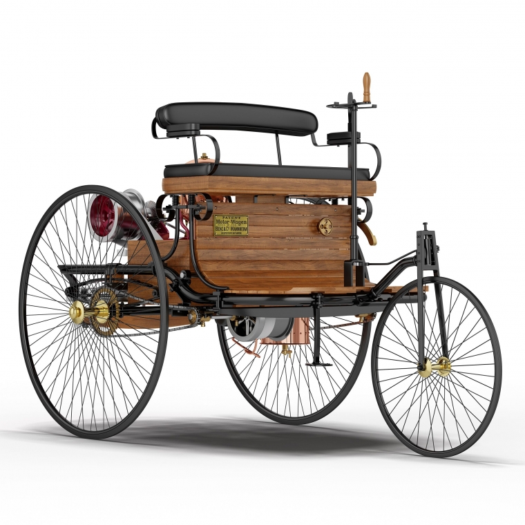 Benz Patent Motorwagen model 1| turbosquid.com