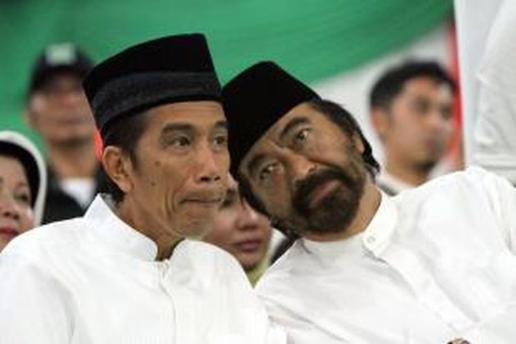  Jokowi dan Surya Paloh I Gambar : TRIBUNNEWS/HERUDIN(HERUDIN)