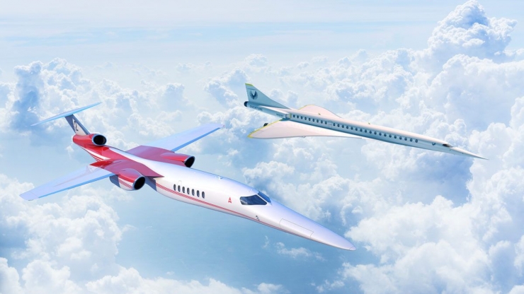 Pesawat supersonik Aerion & Boom. Sumber: Aerion & Boom / www.aerospaceamerica.aiaa.org