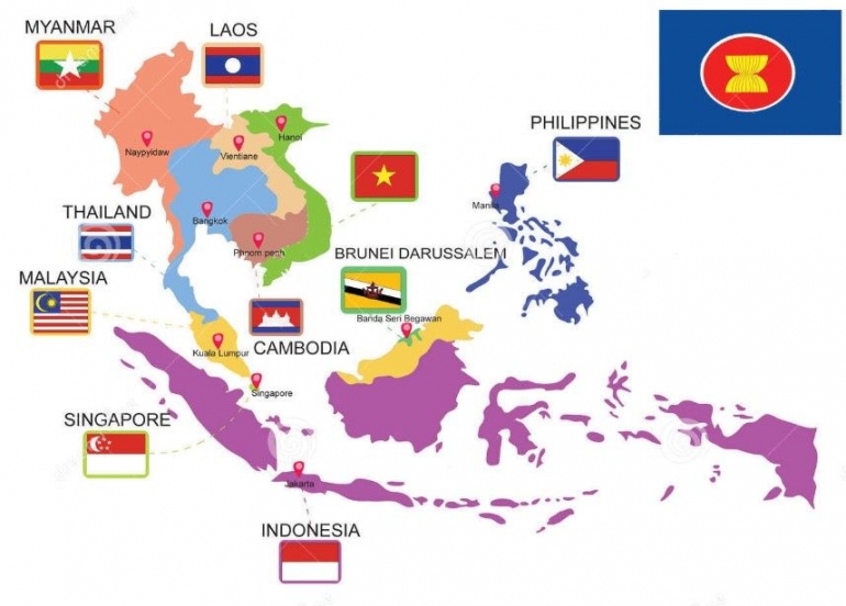 Negara ASEAN (Sumber: abundancethebook.com)