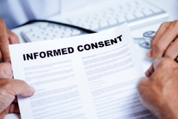 Prosedur "informed consent" dalam ilmu kedokteran. Foto: depts.washington.edu.