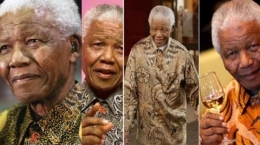 Nelson Mandela dengan Beragam Setelan Batiknya | tribunnews.com