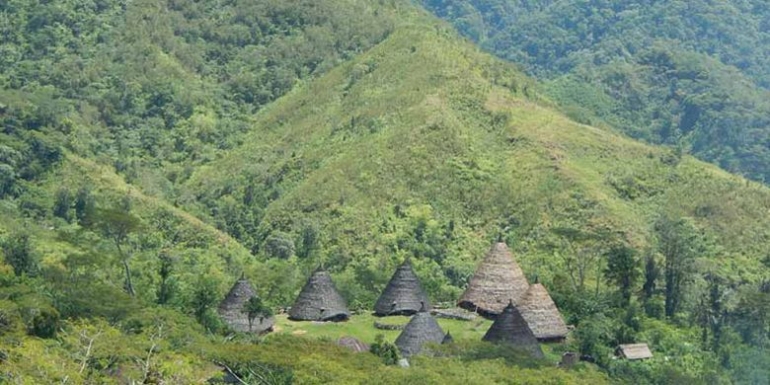 Desa adat Wae Rebo, Manggarai. Desa di atas awan/kompas.com