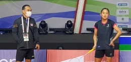 Rionny Mainaky dan pemain tunggal putri: badmintonindonesia.org.
