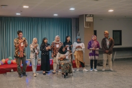Foto ketika peserta asal Indonesia menyanyikan lagu khas dari Indonesia. (Dokpri)