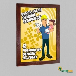 Poster kampanye keselamatan kerja. Gambar: safetyposter.co.id