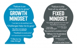 Growth mindset versus fixed mindset (Sumber: www.sohu.com)