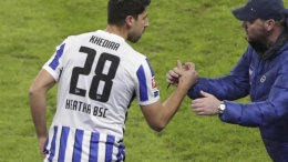 Sami Khedira, menjalani debutnya bersama Hertha Berlin. (via tellerreport.com)