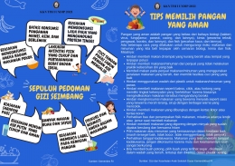 Leaflet Pedoman Gizi Seimbang | dokpri