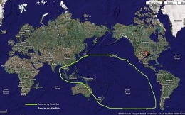 Indonesia adalah Benua Atlantis yang hilang. Sumber Gambar : NASA (Screenshoot)