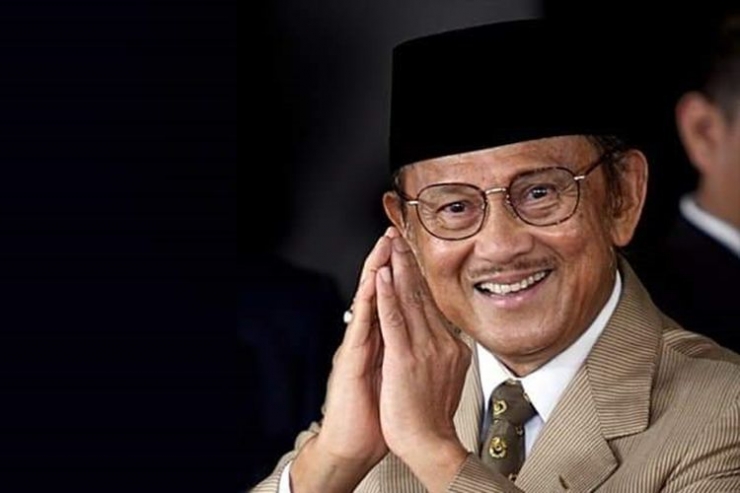 Presiden ketiga RI, Bacharuddin Jusuf Habibie (ist via kompas.com)