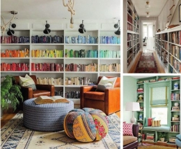 Inspirasi perpustakaan di rumah ( Foto: Dok. Tabloid Bintang Home)