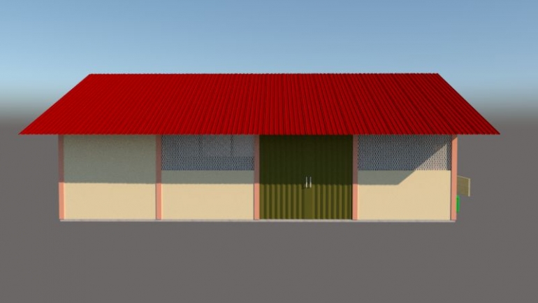 Gambar 5. Tampak Samping Kanan 3D TPS 3R