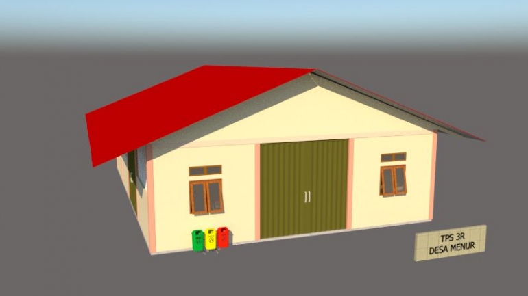 Gambar 3. Tampak 3D TPS 3R