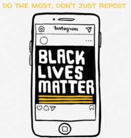 ilustrasi woke culture yang menjadi jargon  gerakan Black Lives Matter-thegillnetter.com 