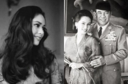 Dewi Soekarno dan Soekarno I Gambar : intisari online via nakita.grid.com