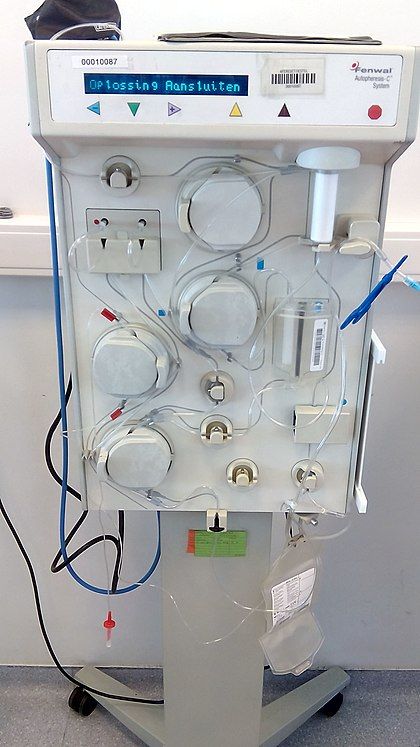 Mesin Plasmapheresis, via: wikipedia.