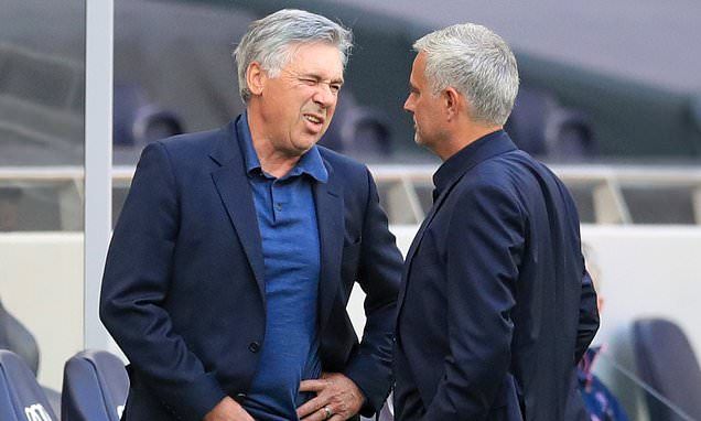 Carlo Ancelotti (kiri) dan Jose Mourinho (kanan). (via worldsportstale.com)