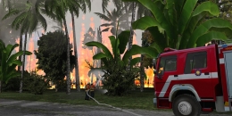 Tampilan Simulasi Penanggulangan Bencana Kebakaran Hutan dan Lahan (dokpri)