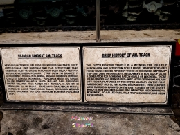 Catatan sejarah tank AM Track (dok. Mawan Sidarta) 