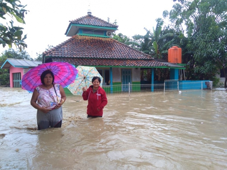 Kondisi sudut desa pada pukul 09;04 |Dokumen Pribadi