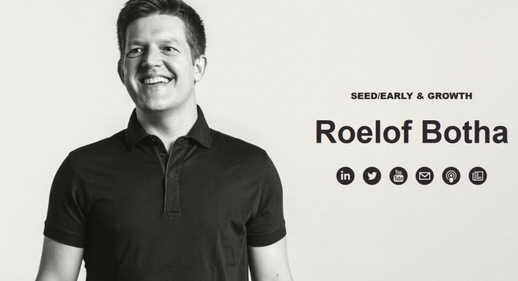 Roelof Botha, salah satu investor pertama Youtube | sumber: www.sequoiacap.com
