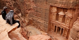 Lokasi syuting film Indiana Jones di bangunan purbakala di Yordania (Foto: travel.okezone.com)