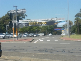Pintu gerbang domestic airport di  Sydney(dok pribadi)