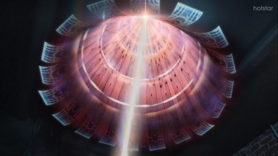 Dalam episode terakhir SHIELD, mesin waktu yang digunakan hampir sama seperti mesin waktu Tony Stark. Sumber : Disney+