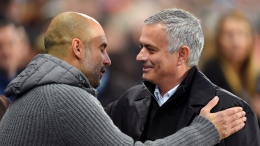 Pep Guardiola (kiri) dan Jose Mourinho (kanan). Sumber foto: Skysports.com