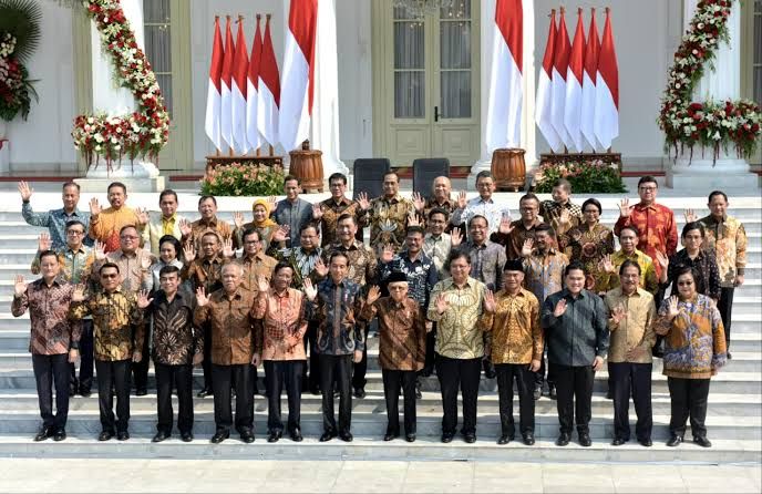 Kabinet Indonesia Maju (foto dari kominfo.go.id tertanggal 23 Oktober 2019)