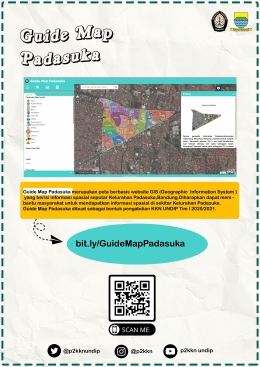 Gambar 2.Tampilan Pamflet Guide Map Padasuka  | dokpri