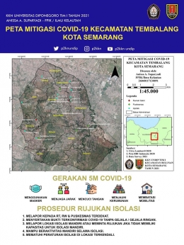Peta Mitigasi Covid-19 Kel. Bulusan, Semarang (Sumber: Penulis)
