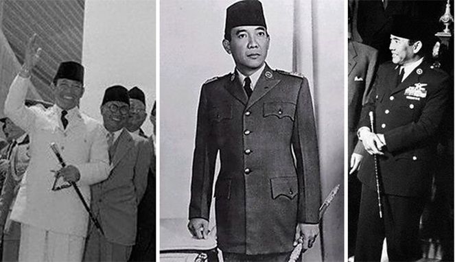 Soekarno dengan tongkatnya (boombastis.com)