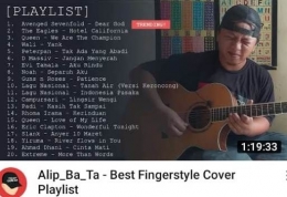 Ini adalah daftar lagu yang sudah dimainkan dari Kanal youtube Alip Ba Ta