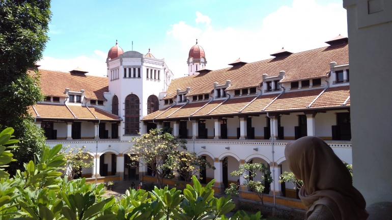 Landscape Lawang Sewu dari lantai 2 (Dok. Pribadi,2019)