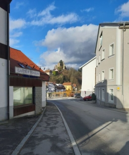 Salah satu jalanan Passau yang sepi (Dokpri)