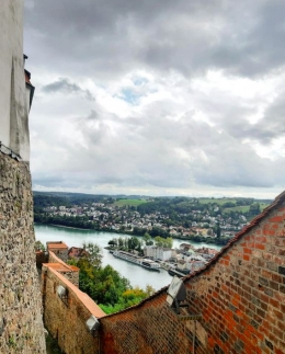 Ortsspitze Passau menjelang musim gugur (Dokpri)