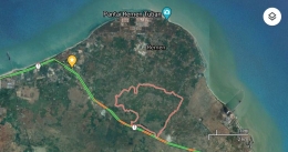 Lokasi kilang minyak Pertamina di Desa Sumurgeneng, Jenu, Tuban. | Capture dari Google Maps