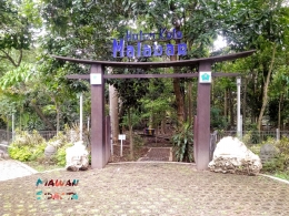 Gerbang masuk Hutan Kota Malabar Malang (dok. Mawan Sidarta) 