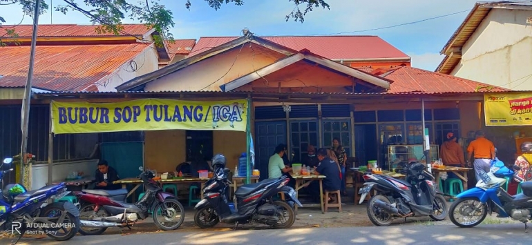 Lokasi Penjual Bubur Daging Sapi dan Iga (Dokpri)