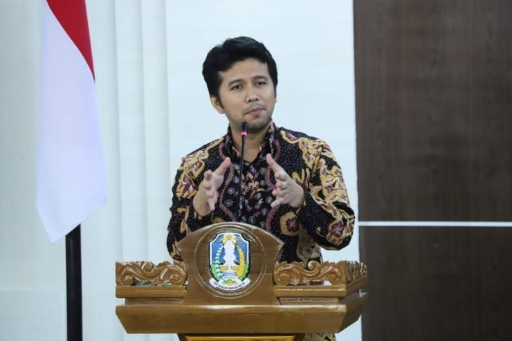 Wakil Gubernur Jawa Timur, Emil Dardak, yang disebut Kepala Bappilu Partai Demokrat sebagai salah satu dari 9 nama calon gubernur DKI Jakarta dari Partai Demokrat di Pilkada 2024 (kompas.com)