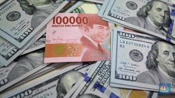 (Foto: Ilustrasi Rupiah dan dolar (CNBC Indonesia/Andrean Kristianto)