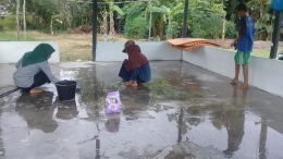 Mempersiapkan Tempat Taman Baca (dokpri)